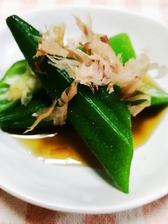 簡単!オクラのめんつゆかけ-レシピのメイン写真