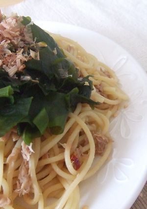 ❀ツナとわかめの和風パスタ❀-レシピのメイン写真