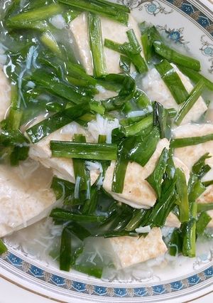元気モリモリニラ豆腐の帆立あん-レシピのメイン写真