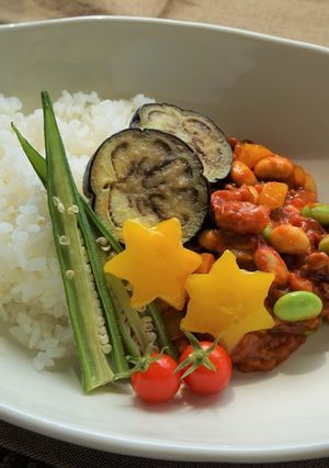 夏野菜たっぷり!キーマカレー-レシピのメイン写真