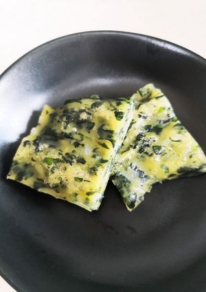 離乳食中期〜　しらすとほうれん草のチヂミ-レシピのメイン写真