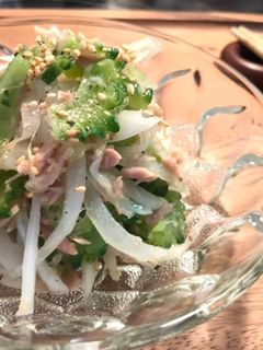 ゴーヤと玉ねぎのシーチキンサラダ-レシピのメイン写真