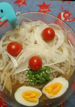 【冷たい麺】ふるるの冷麺を作ってみた-レシピのメイン写真
