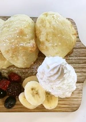 HMとヨーグルト、オーブン簡単パンケーキ-レシピのメイン写真