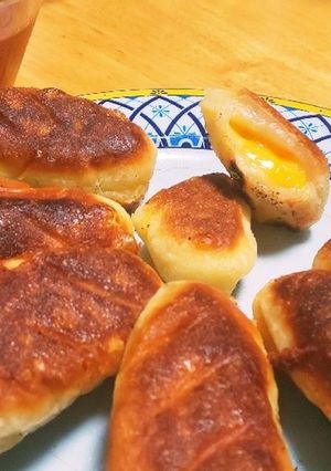 卵&牛乳ナシ！HMモチモチ☆チーズパン-レシピのメイン写真
