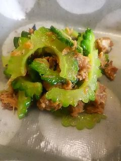 ゴーヤと味付け鯖缶の和え物-レシピのメイン写真
