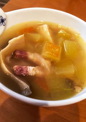 捨てちゃうの？スイカの皮でスープ！-レシピのメイン写真