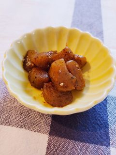 こんにゃくの甘辛煮-レシピのメイン写真