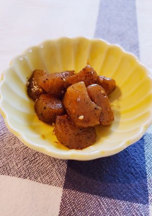 こんにゃくの甘辛煮-レシピのメイン写真