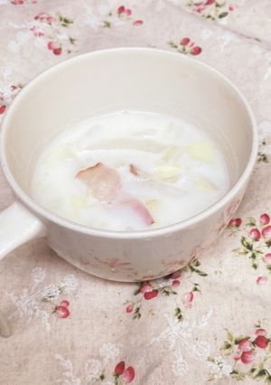 白菜とベーコンのミルクスープ-レシピのメイン写真