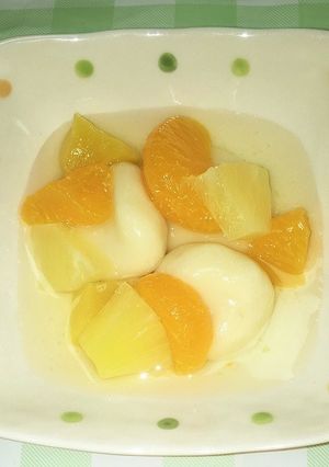 おやつ★白玉入りフルーツポンチ-レシピのメイン写真