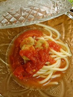 ベビーホタテの冷たいパスタ-レシピのメイン写真