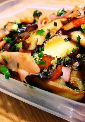 椎茸とベーコンの常備菜（覚書）-レシピのメイン写真