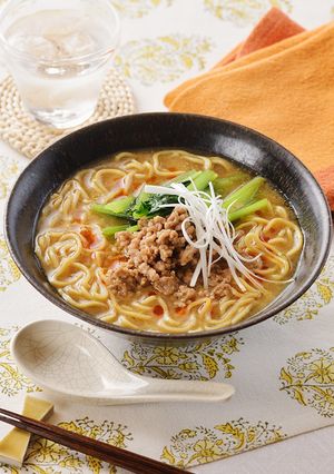 レンチン肉味噌の簡単担々麺-レシピのメイン写真