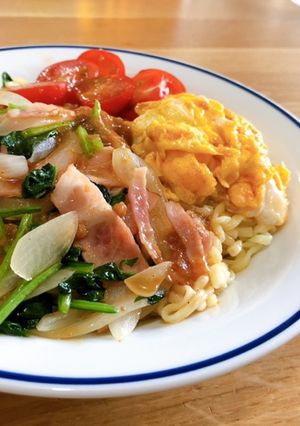 ありもの野菜のっけの冷やし中華-レシピのメイン写真