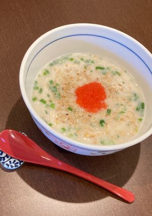 明太子のオートミールミルク雑炊♡-レシピのメイン写真