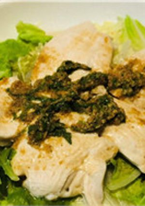 白菜と鶏肉のレンジ蒸し-レシピのメイン写真