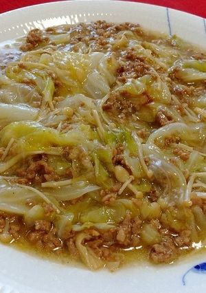 キャベツとひき肉の柚子コショウ煮-レシピのメイン写真