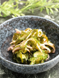 簡単!胡瓜と昆布とハムの酢の物-レシピのメイン写真