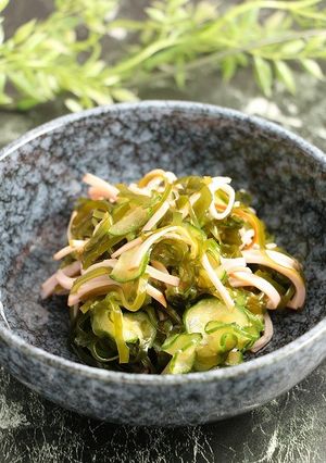 簡単！胡瓜と昆布とハムの酢の物-レシピのメイン写真