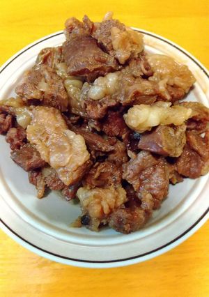 牛すじ煮込み 甘辛 作り置き丼にもイケる-レシピのメイン写真