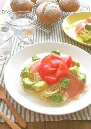トマトとアボカドと生ハムのカッペリーニ-レシピのメイン写真