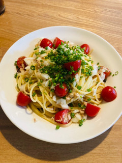【夏レシピ】トマトとツナの冷製パスタ -レシピのメイン写真