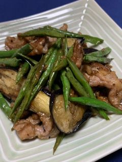 茄子と豚のからし炒め-レシピのメイン写真