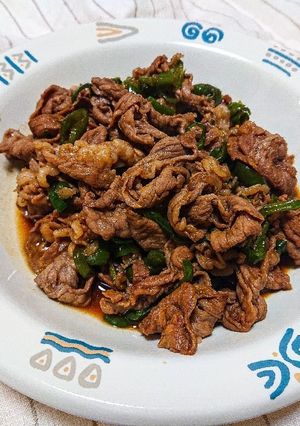 弁当・常備菜に！牛肉とピーマンの甘辛炒め-レシピのメイン写真