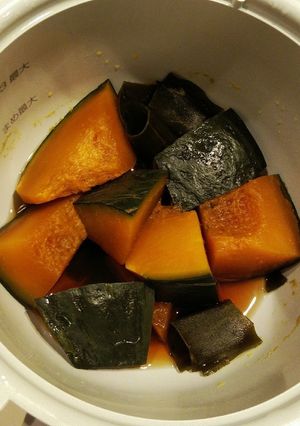 レンジ圧力鍋でカボチャの煮物-レシピのメイン写真