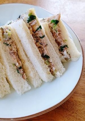 【覚書】セロリとサバのサンドイッチ-レシピのメイン写真
