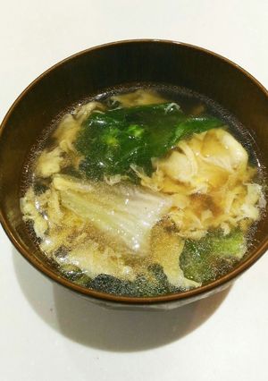 レタスと卵の中華スープ-レシピのメイン写真