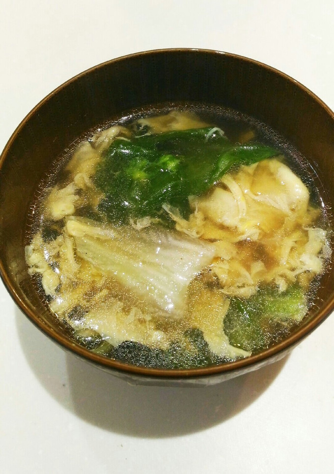 レタスと卵の中華スープ-レシピのメイン写真