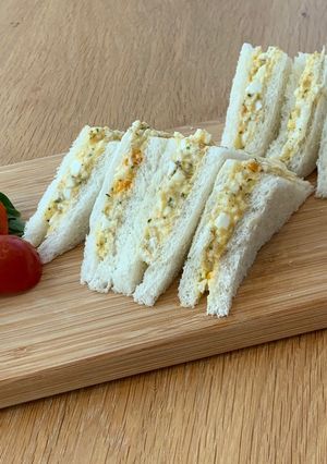 マヨネーズ不要！卵を味わう♡たまごサンド-レシピのメイン写真