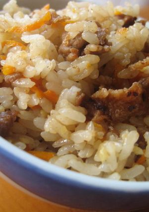 味噌豚の炊き込みごはん-レシピのメイン写真