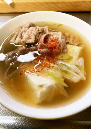 豆腐とネギの肉吸い(にくすい)-レシピのメイン写真