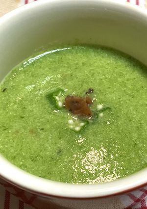 オクラの冷たいスープ-レシピのメイン写真