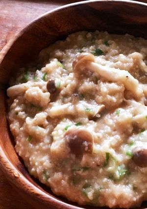 味付けは麺つゆだけ！簡単オートミール粥-レシピのメイン写真