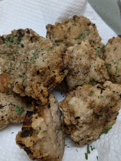 簡単!レンコンの鶏ミンチのせ揚げ-レシピのメイン写真