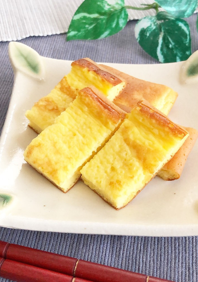 ふわふわ✽甘いはんぺんの卵焼き-レシピのメイン写真