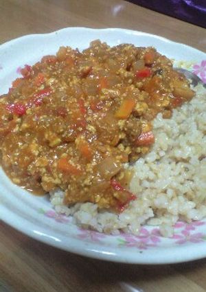 ヘルシー豆腐ドライカレー-レシピのメイン写真