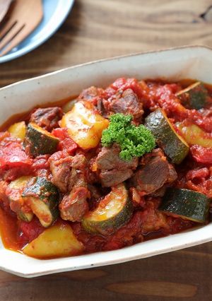 ラム肉のラタトゥイユ風-レシピのメイン写真