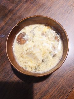 刻み大葉と厚揚げのかきたまスープ-レシピのメイン写真