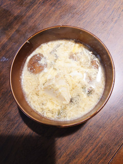 刻み大葉と厚揚げのかきたまスープ-レシピのメイン写真