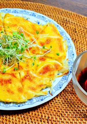 もやしのお好み焼き✿牡蠣だし醤油-レシピのメイン写真