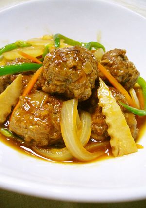 肉団子の甘酢あんかけ-レシピのメイン写真
