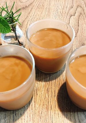 ぷるぷる濃厚ほうじ茶プリン-レシピのメイン写真