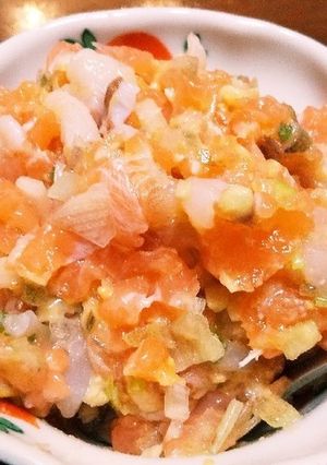 サーモンなめろう-レシピのメイン写真