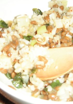 納豆チャーハンwith大葉-レシピのメイン写真