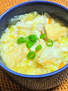 お野菜たっぷり豆乳味噌スープ-レシピのメイン写真